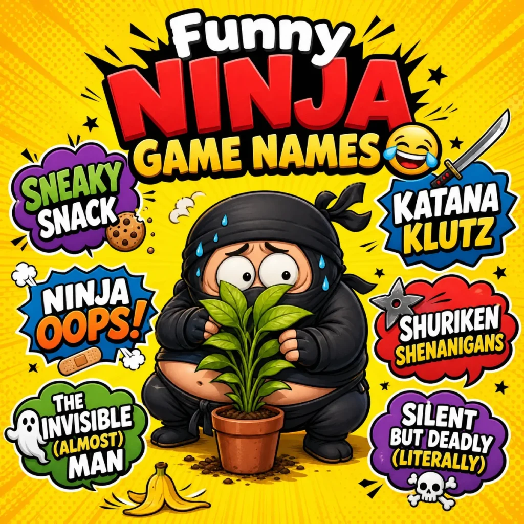 Funny Ninja Game Names 😂
