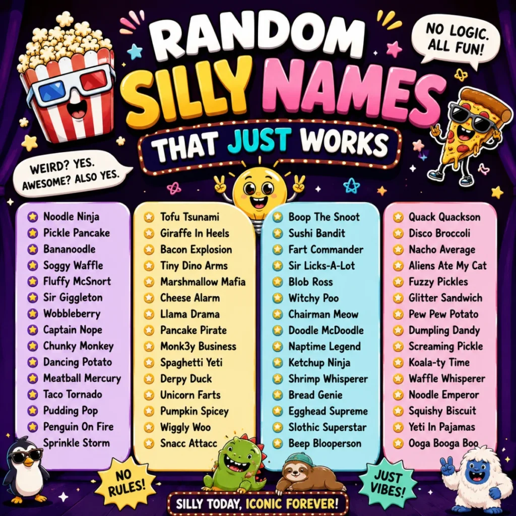 🍿 Random Silly Names That Just Work