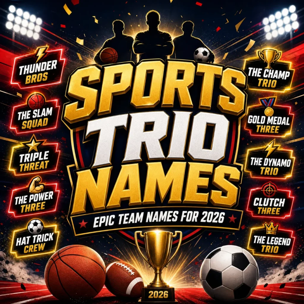 🏈 Sports Trio Names