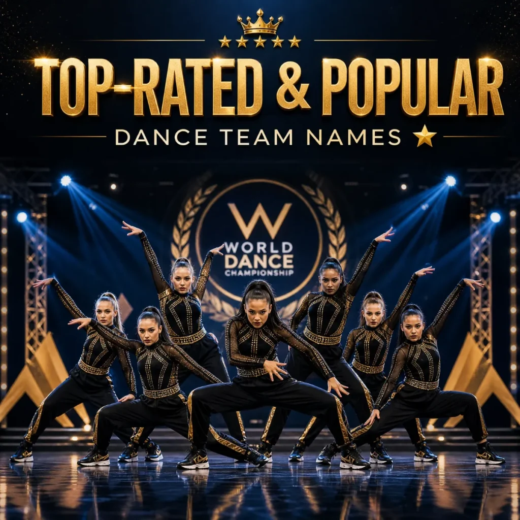 Top-Rated & Popular Dance Team Names ⭐