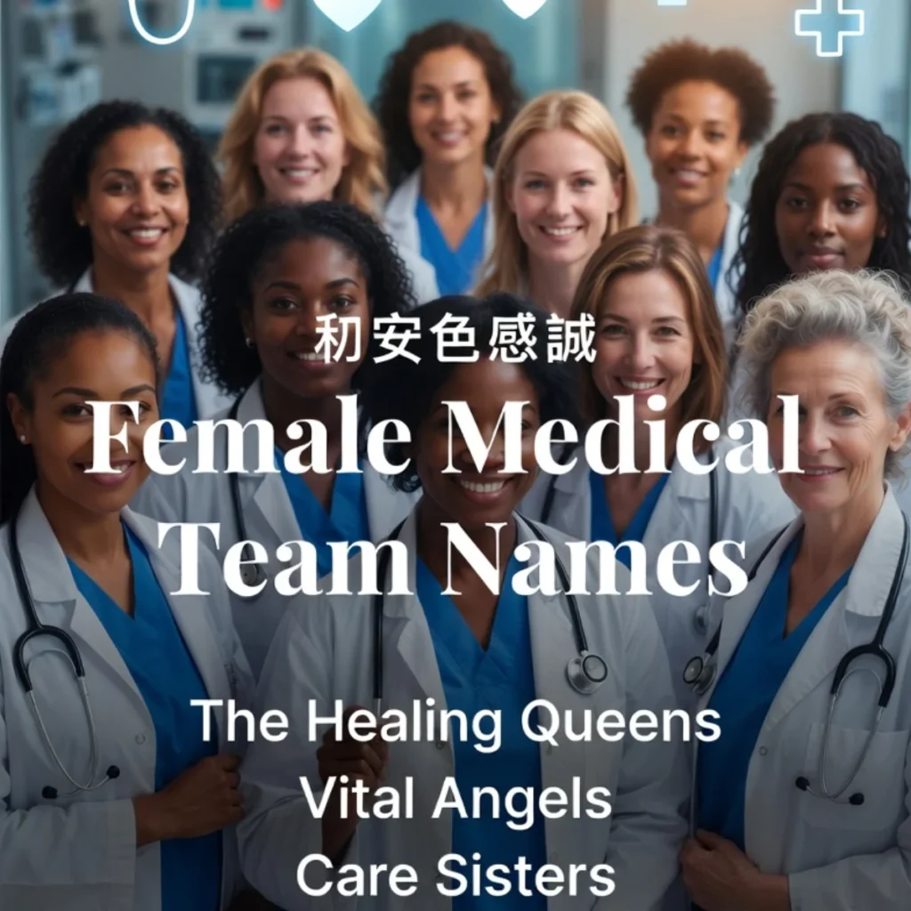 👩‍⚕️ Female Medical Team Names