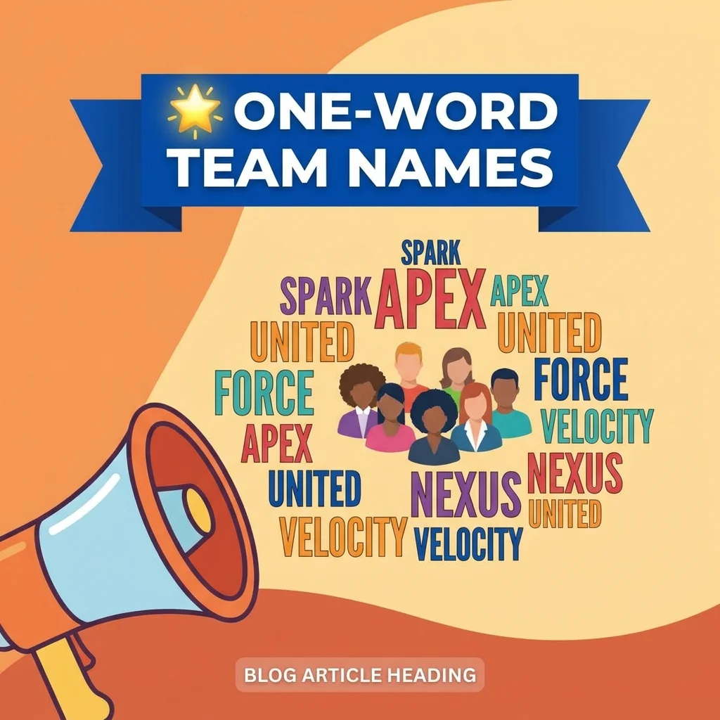 ๐ One-Word Team Names