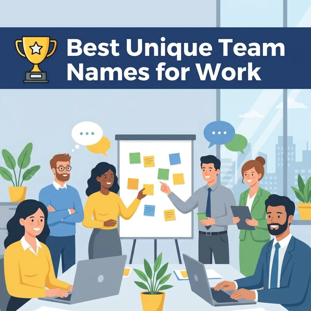 ๐ Best Unique Team Names for Work