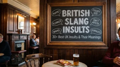 British Slang Insults