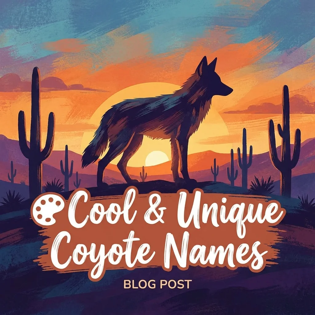 ๐จ Cool & Unique Coyote Names