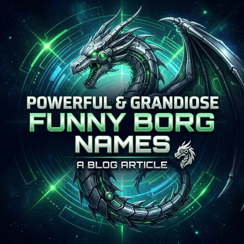 Powerful and grandiose funny Borg names with creative and humorous ideas