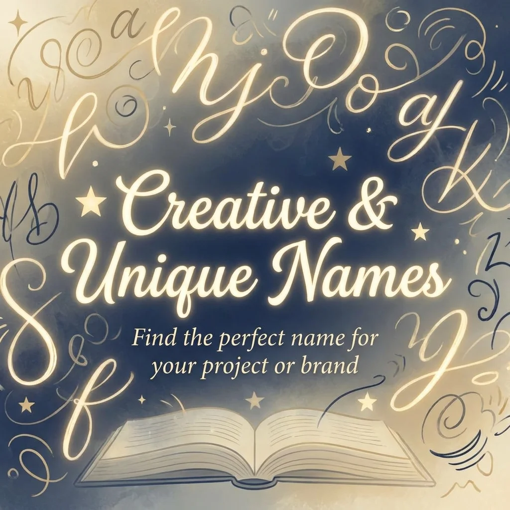 ๐ Creative & Unique Names