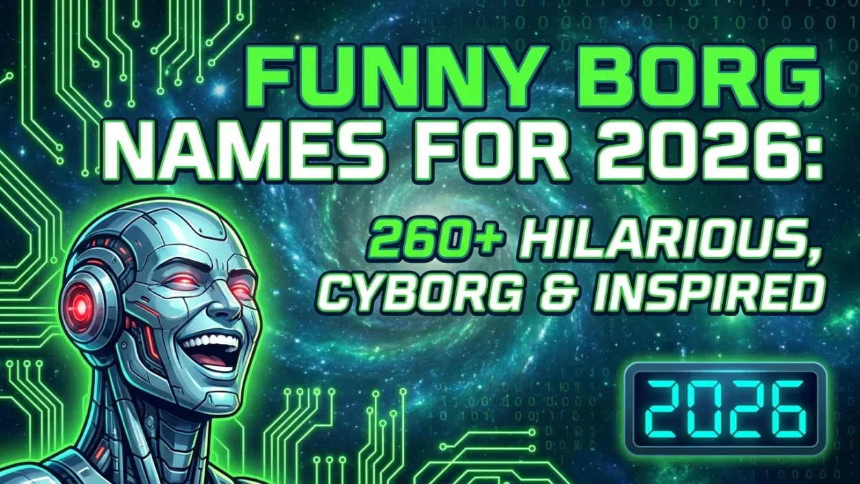 Funny Borg names for 2026 with hilarious, creative, and cyborg-inspired ideas