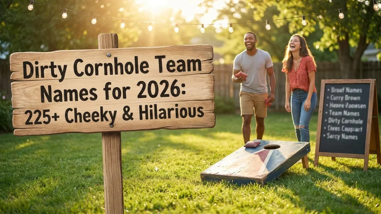 Dirty cornhole team names for 2026 with cheeky, funny, and hilarious ideas