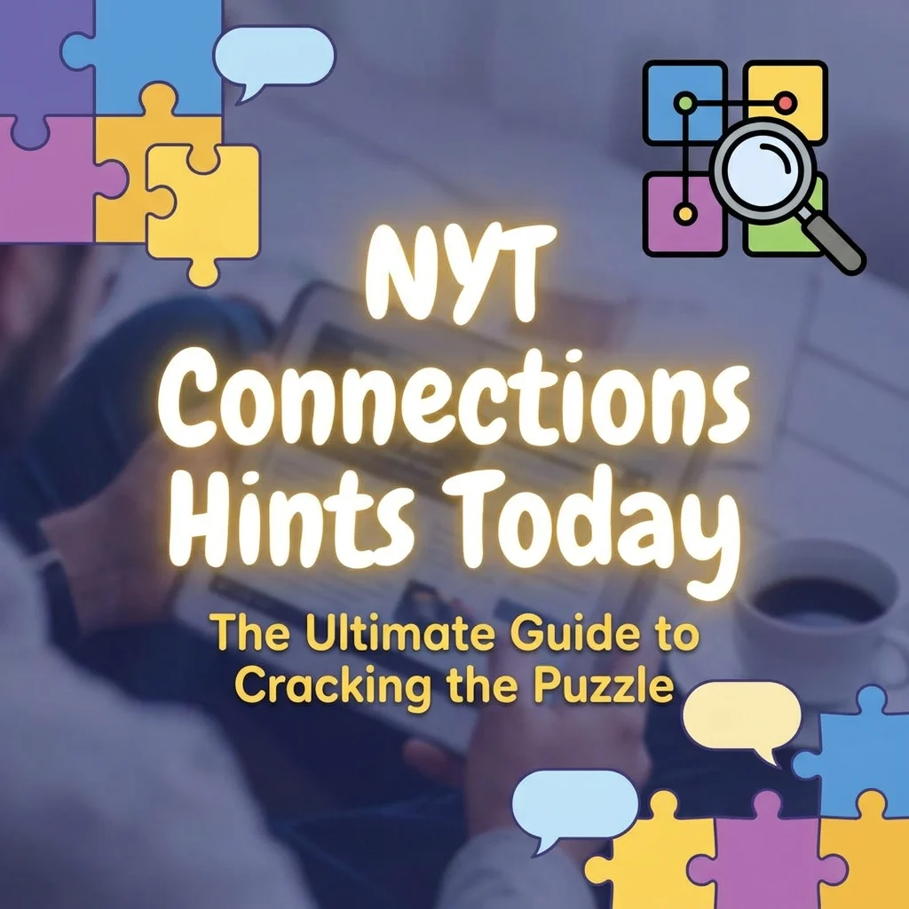 NYT Connections hints today with helpful clues and strategies to solve the daily puzzle