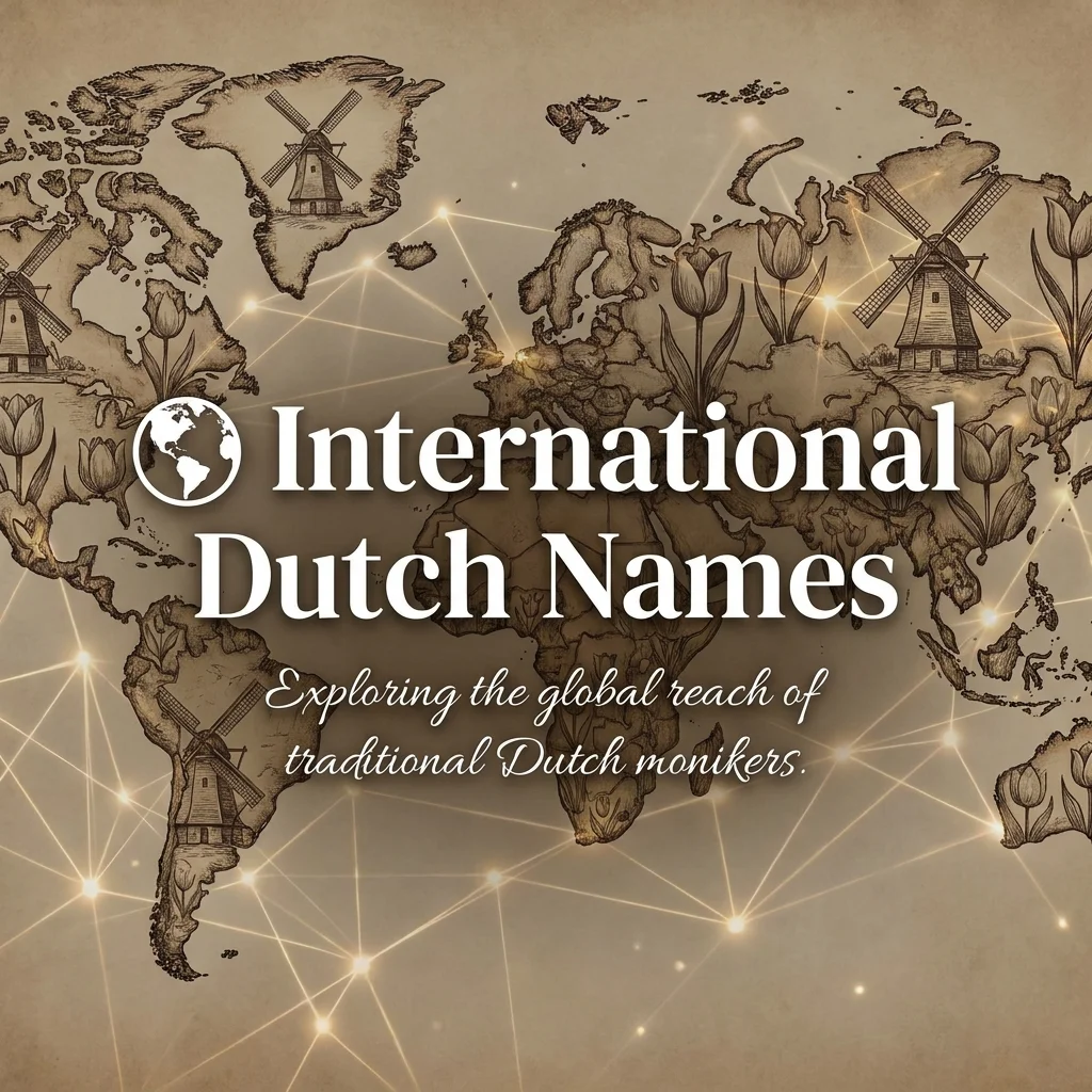 International Dutch names featuring unique and culturally inspired Dutch name ideas