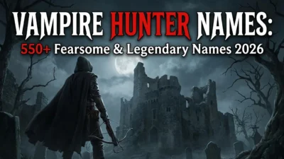 Vampire hunter names with 550+ fearsome, legendary, and dark character ideas for 2026