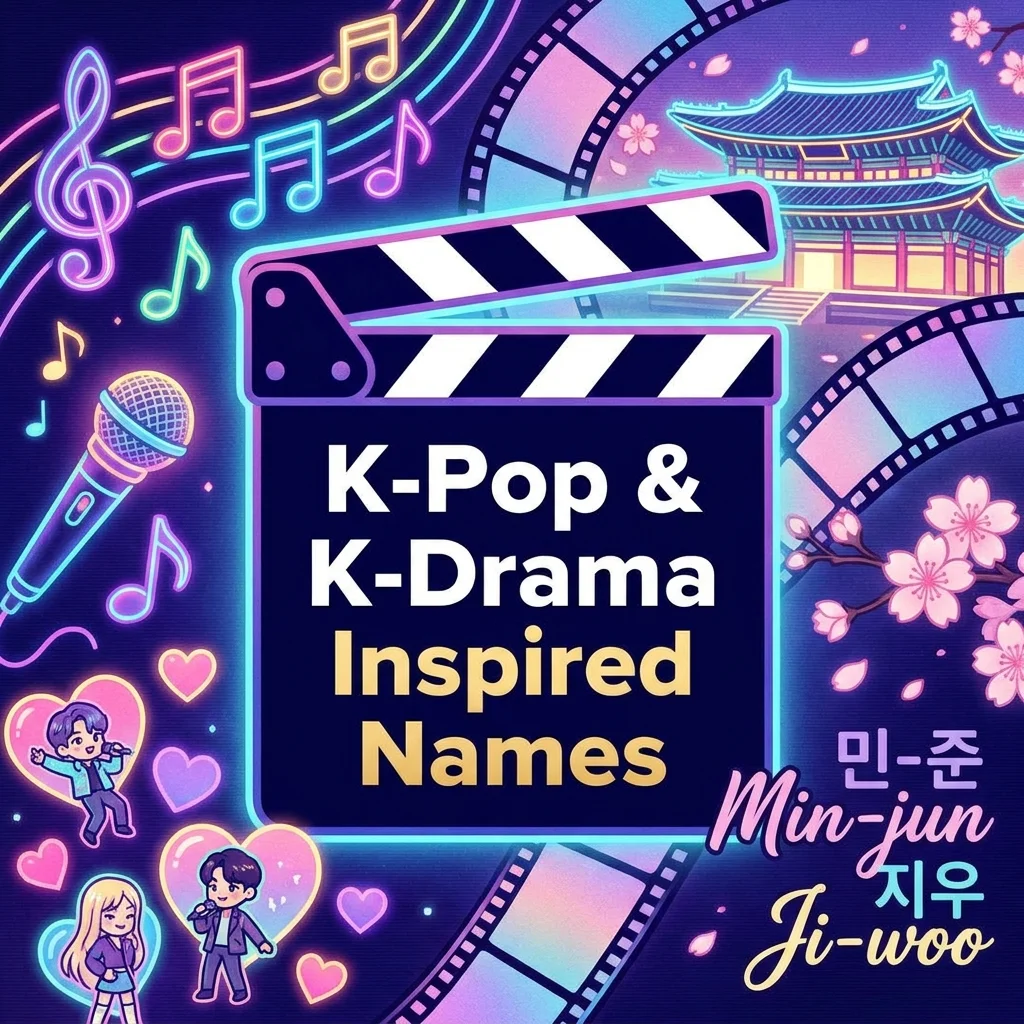 K-Pop and K-Drama inspired names with stylish, creative, and Korean-themed ideas