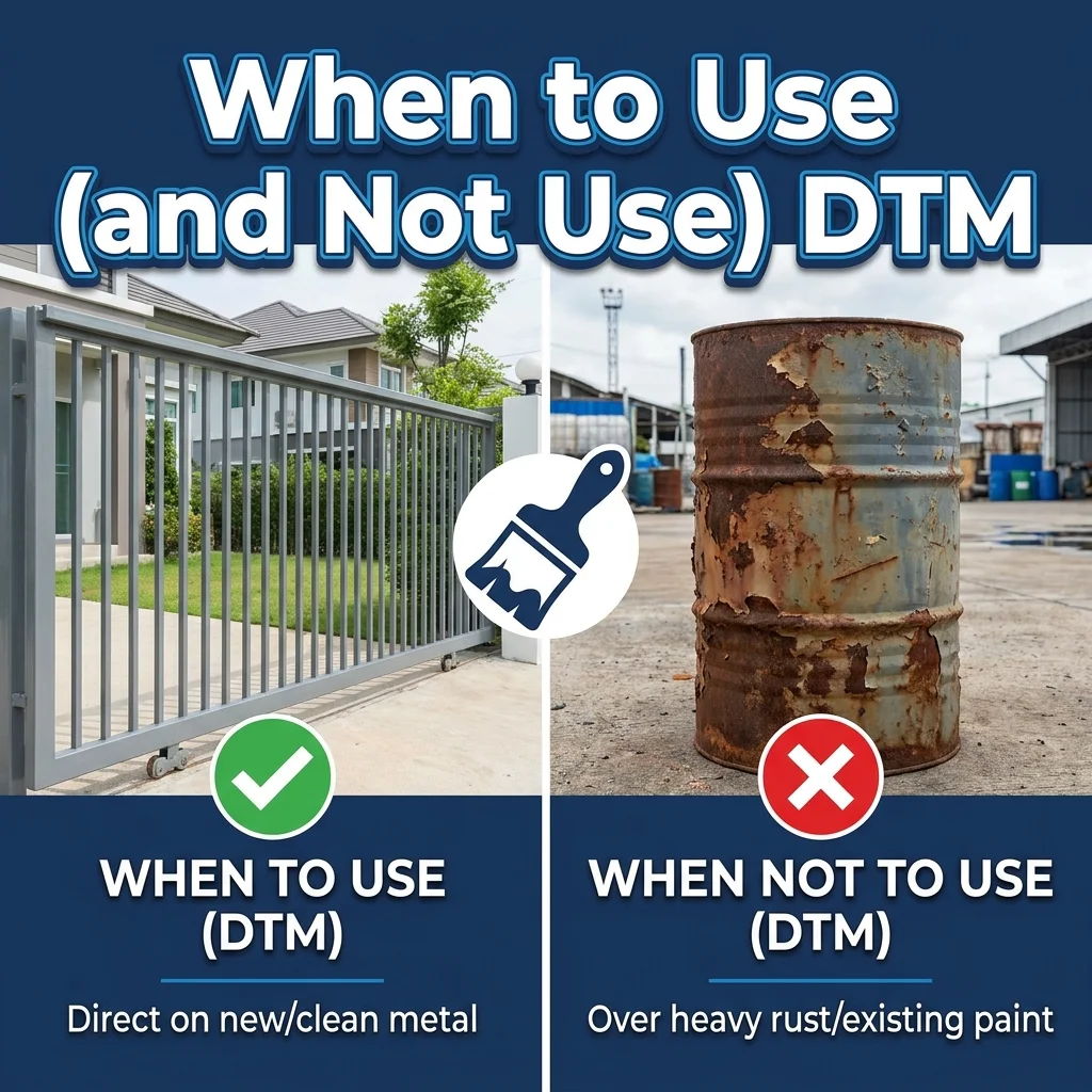When to use and not use DTM with clear guidance for understanding DTM applications