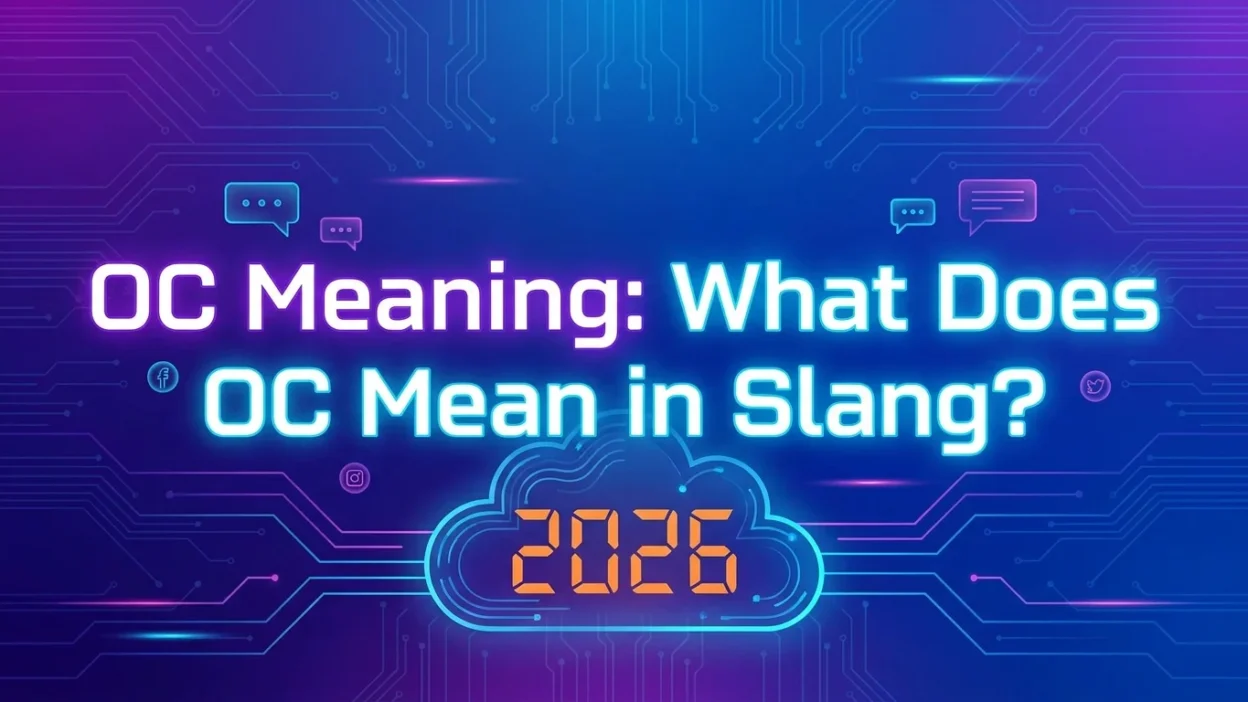 What Does OC Mean in Slang