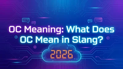 What Does OC Mean in Slang