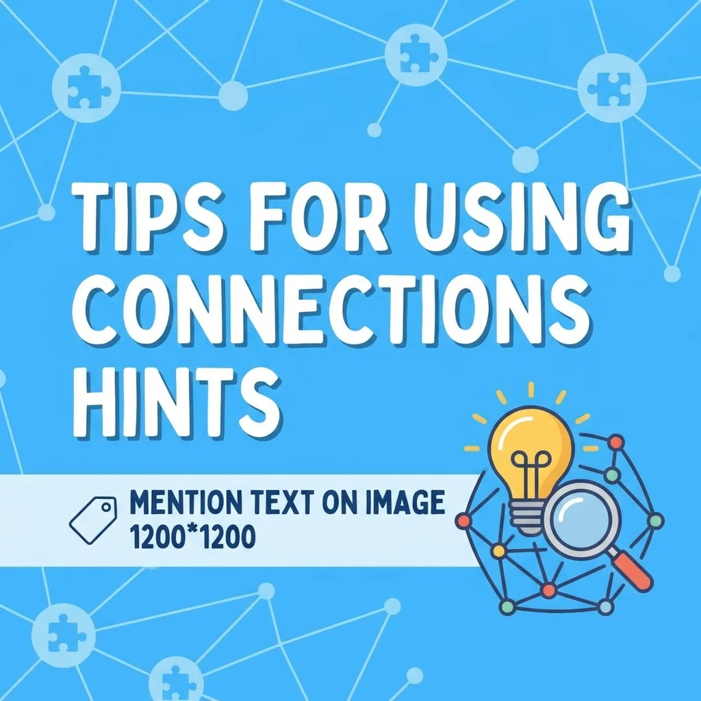Tips for using Connections Hints to solve daily word puzzles with smart strategies