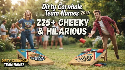 Dirty cornhole team names for 2026 with 225+ cheeky, funny, and hilarious ideas