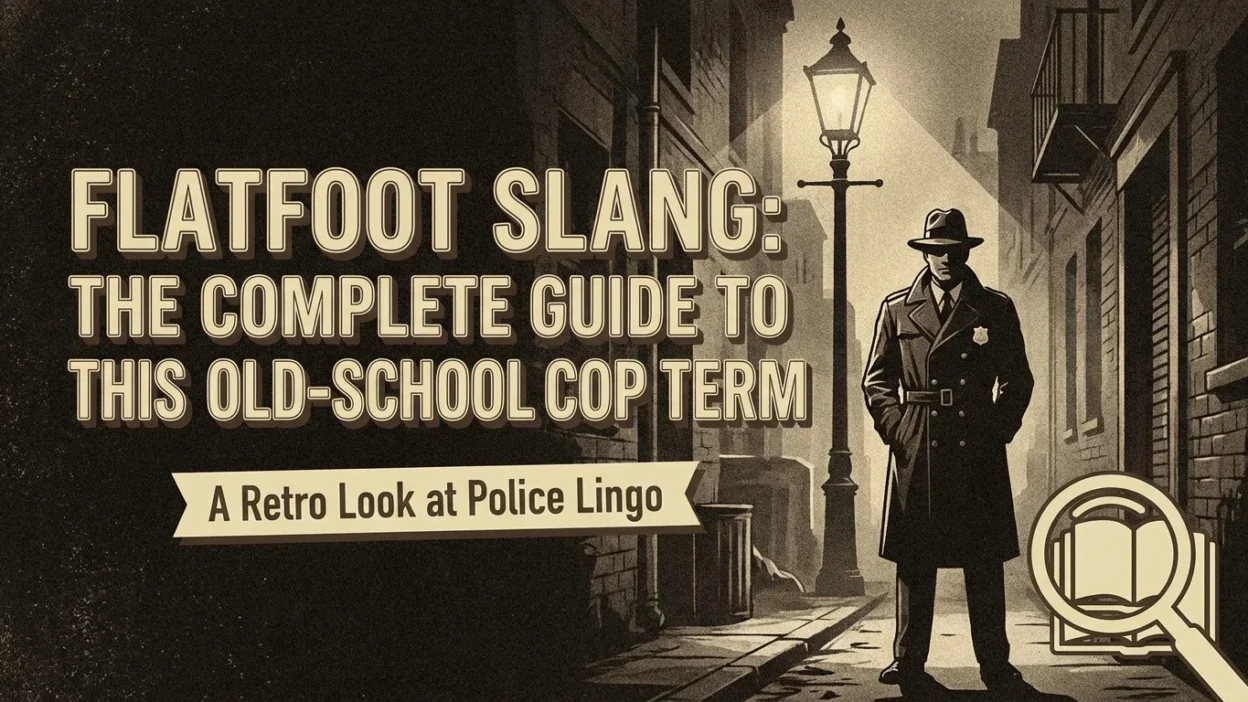 Flatfoot Slang
