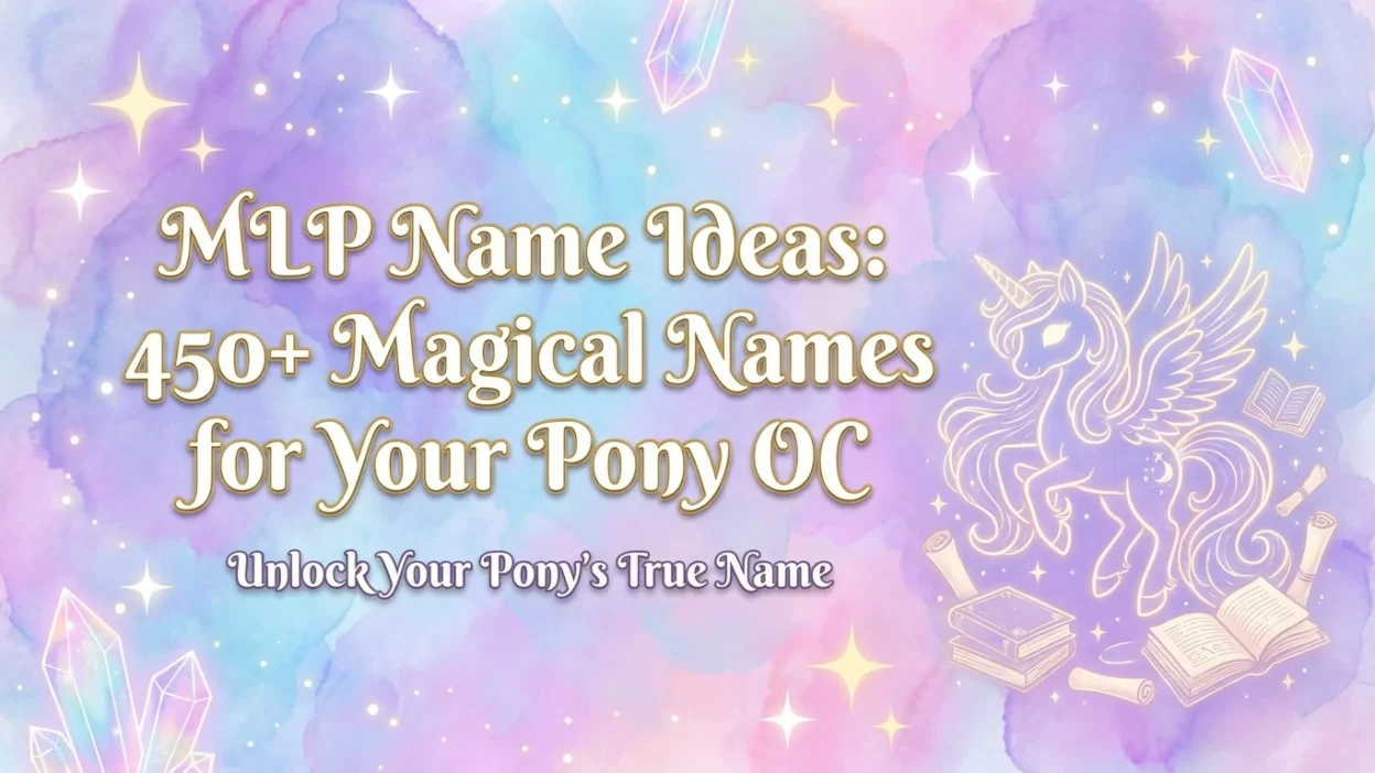 MLP name ideas with 450+ magical and creative names for your pony OC