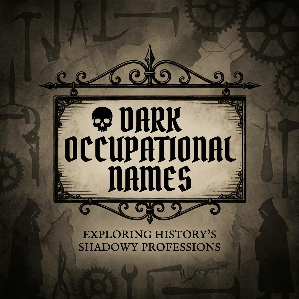 💀 Dark Occupational Names