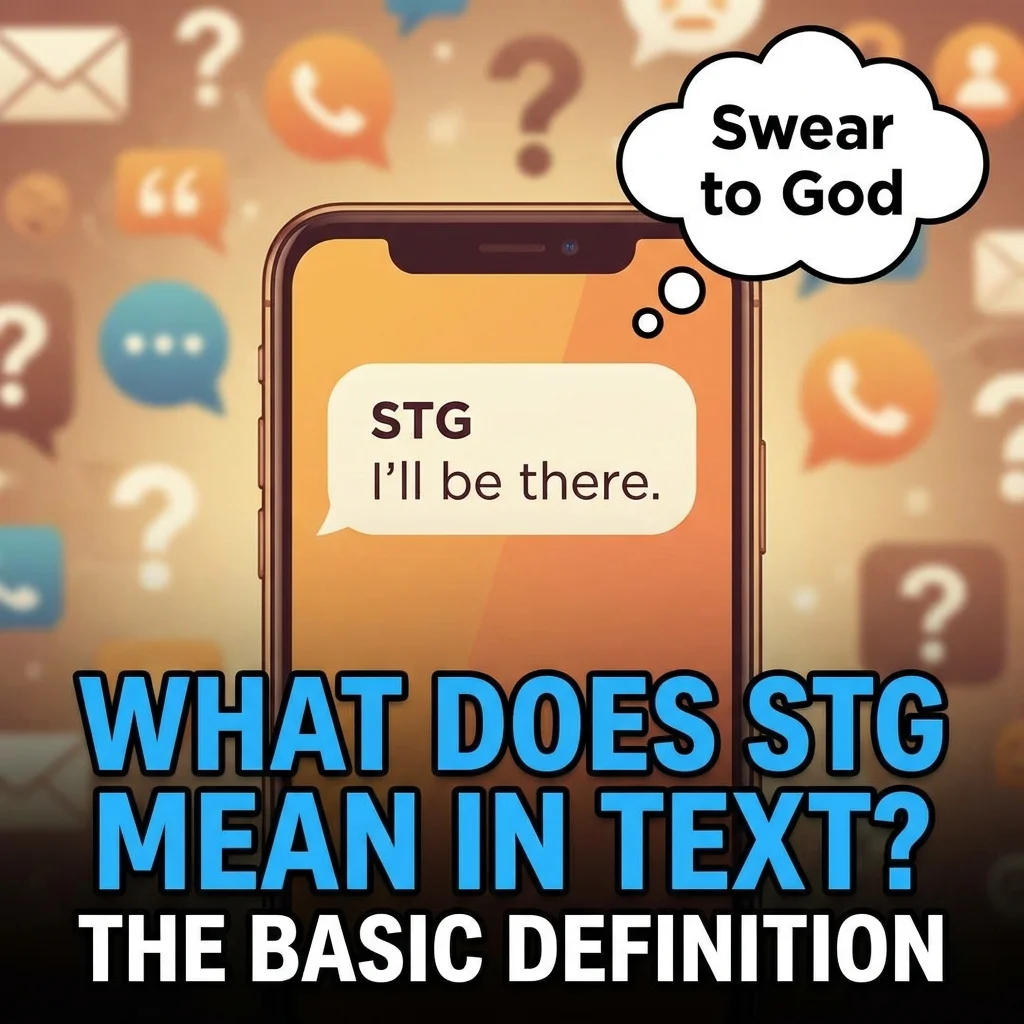 STG meaning in text explained with its basic definition and common usage
