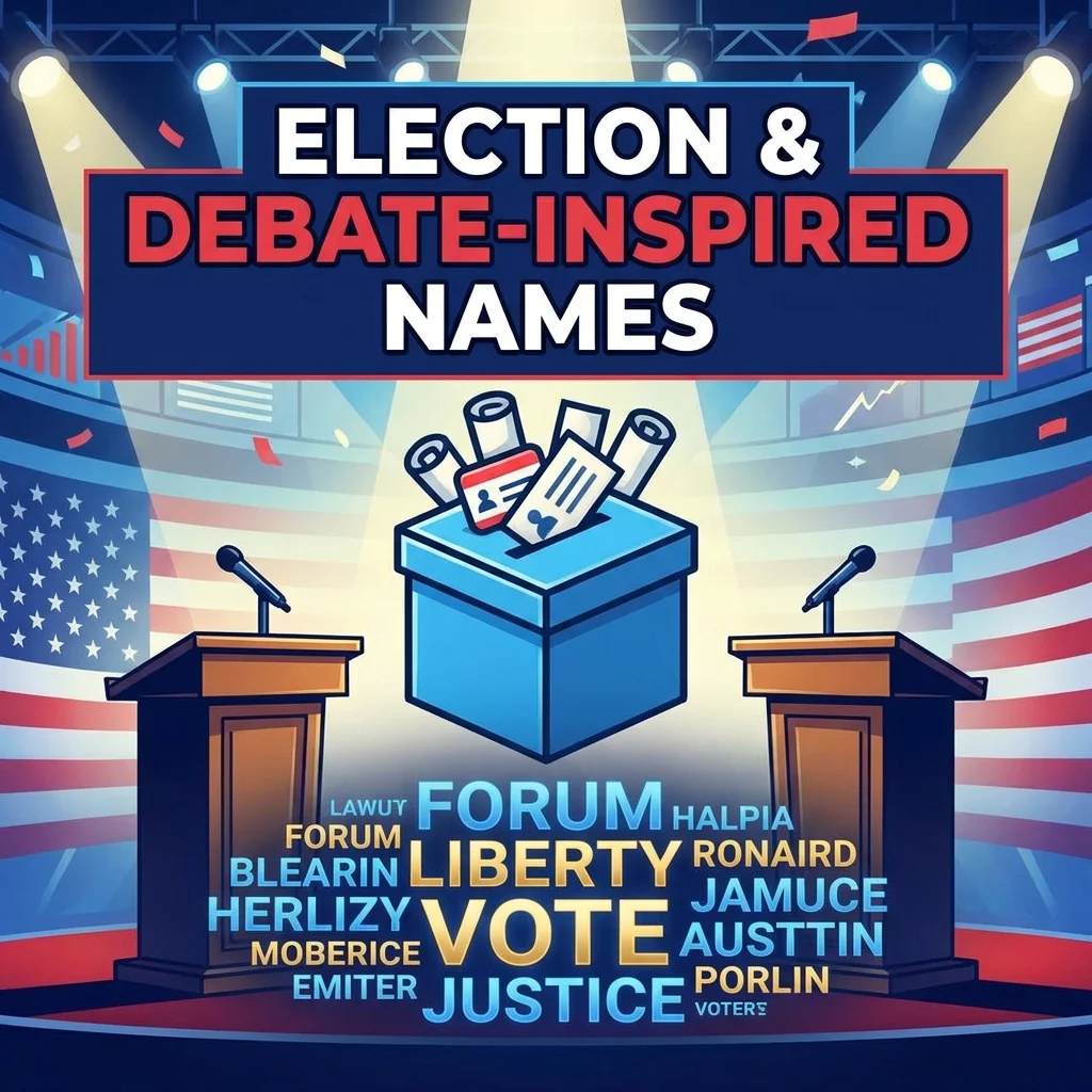 🗳️ Election & Debate-Inspired Names 