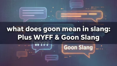 What does goon mean in slang