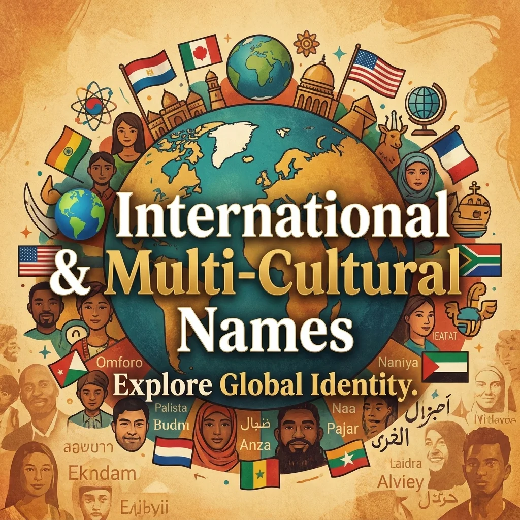 🌍 International & Multi-Cultural Names