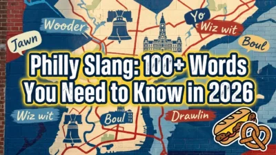 Philly slang guide with 100+ popular Philadelphia words and local expressions for 2026