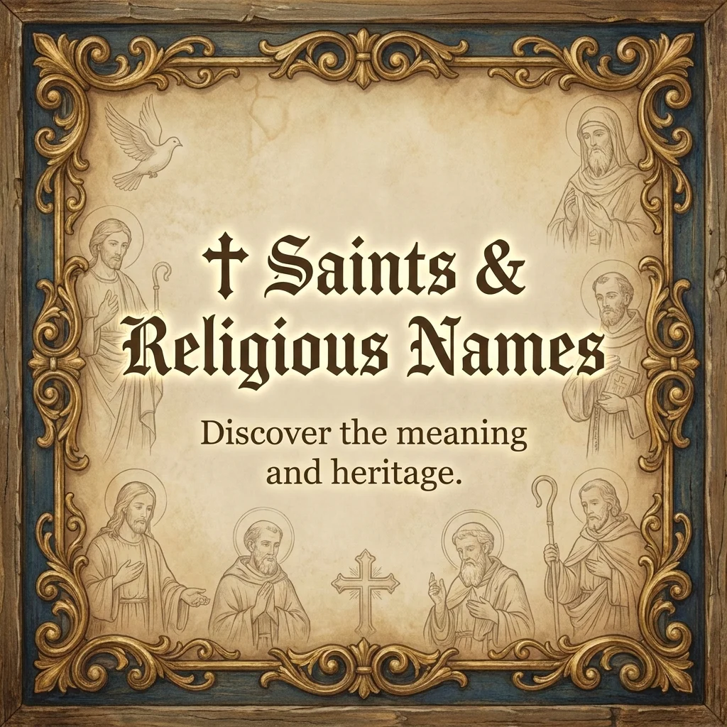 βοΈ Saints & Religious Names